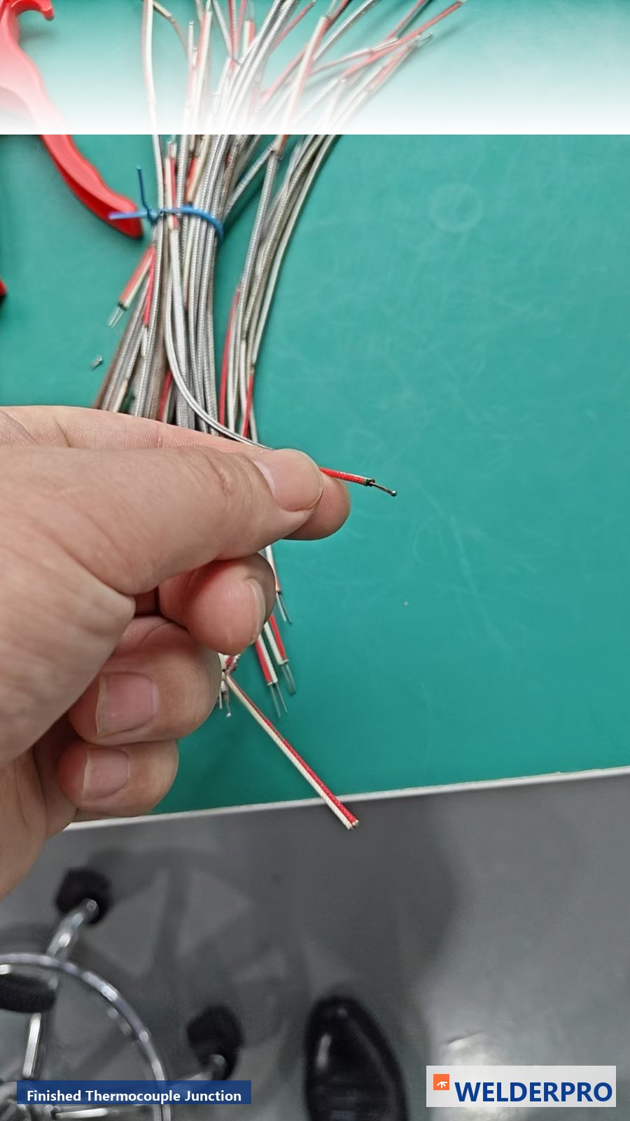 Finished welded junction